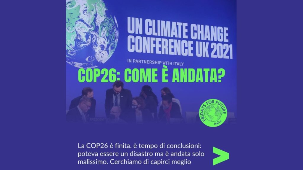 COP26, cosa è successo alla conferenza più importante del mondo?