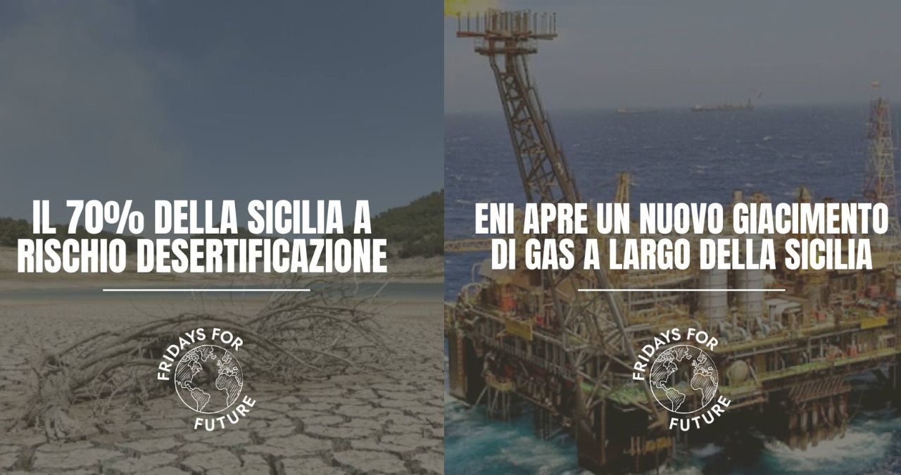 Sicilia deserta Eni giacimento gas