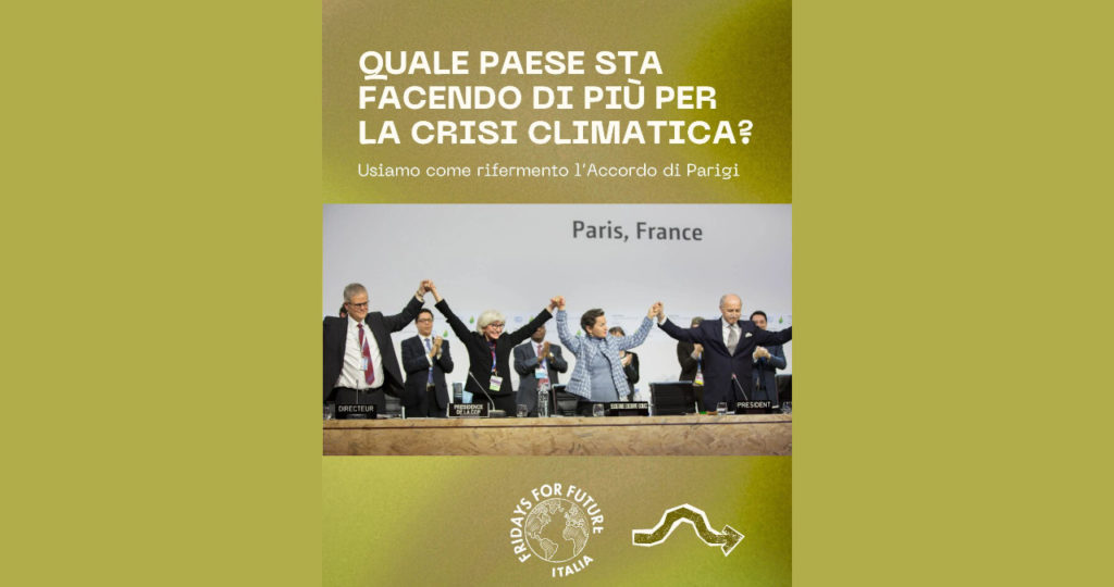 Quale paese sta facendo di più per la crisi climatica?